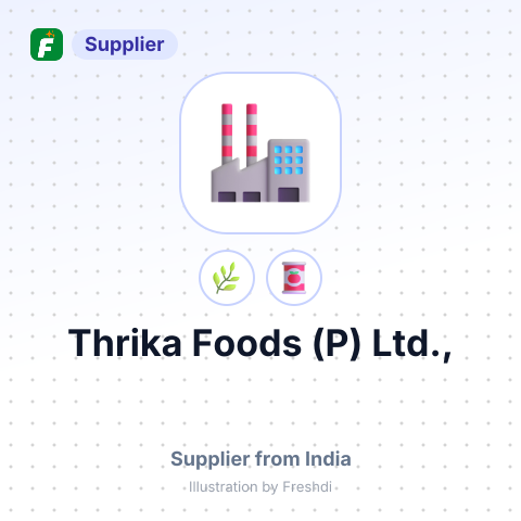 Thrika Foods (P) Ltd., – summary card, no photo uploaded yet