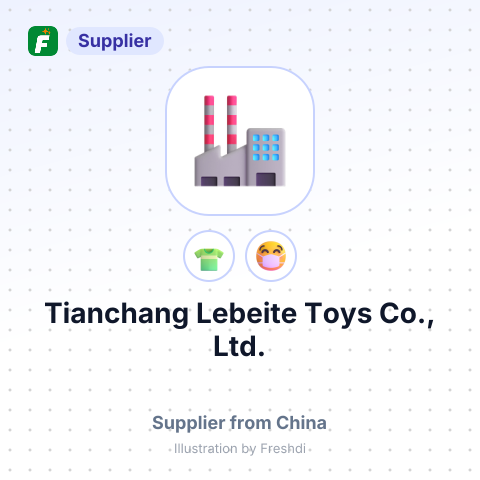 Tianchang Lebeite Toys Co., Ltd. – summary card, no photo uploaded yet