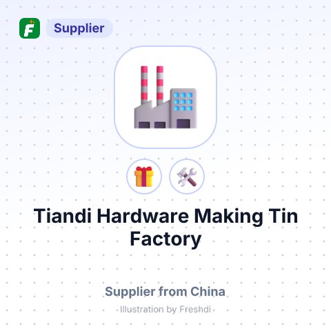 Tiandi Hardware Making Tin Factory – summary card, no photo uploaded yet