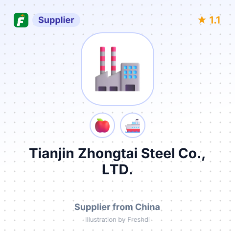 Tianjin Zhongtai Steel Co., LTD.  – summary card, no photo uploaded yet