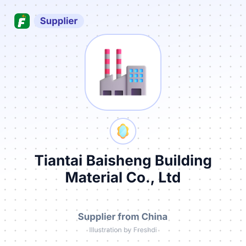 Tiantai Baisheng Building Material Co., Ltd – summary card, no photo uploaded yet