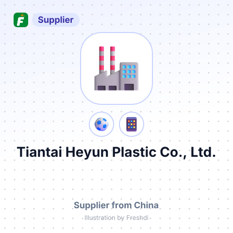 Tiantai Heyun Plastic Co., Ltd. – summary card, no photo uploaded yet