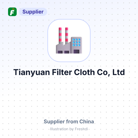 Tianyuan Filter Cloth Co, Ltd – summary card, no photo uploaded yet