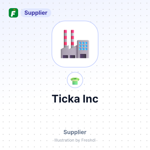 Ticka Inc – summary card, no photo uploaded yet