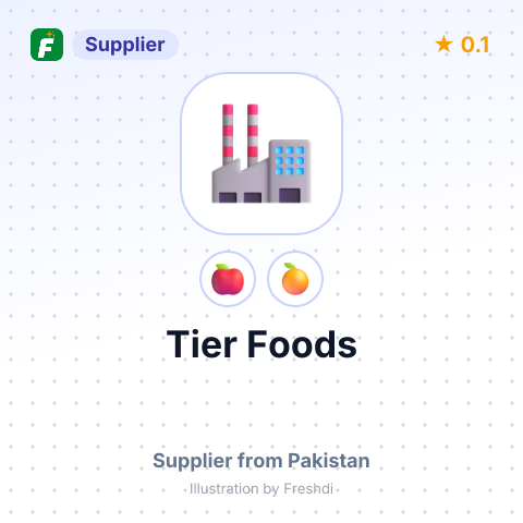 Tier Foods  – summary card, no photo uploaded yet