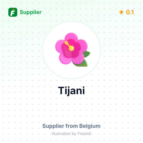 Tijani – summary card, no photo uploaded yet