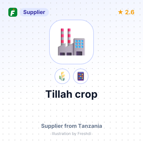 Tillah crop – summary card, no photo uploaded yet
