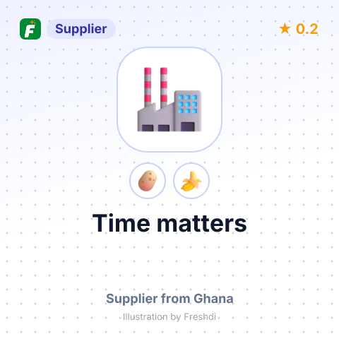 Time matters  – summary card, no photo uploaded yet