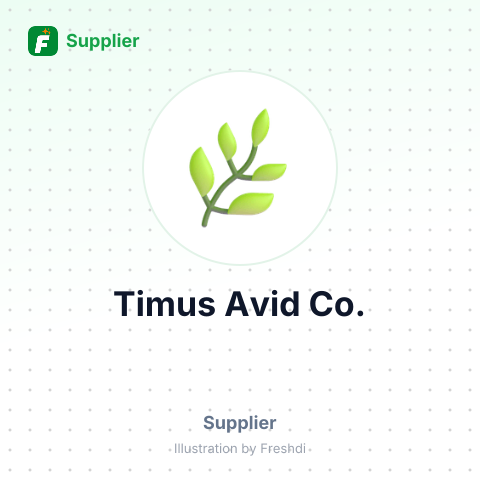 Timus Avid Co. – summary card, no photo uploaded yet