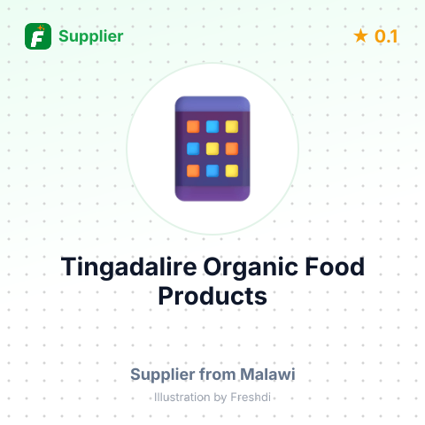 Tingadalire Organic Food Products  – summary card, no photo uploaded yet