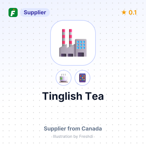 Tinglish Tea  – summary card, no photo uploaded yet
