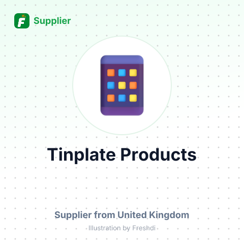 Tinplate Products – summary card, no photo uploaded yet