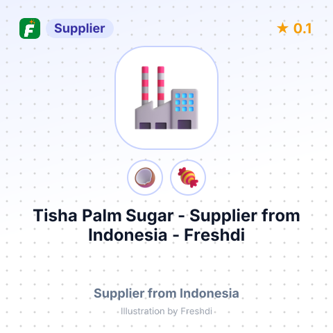 Tisha Palm Sugar  – summary card, no photo uploaded yet