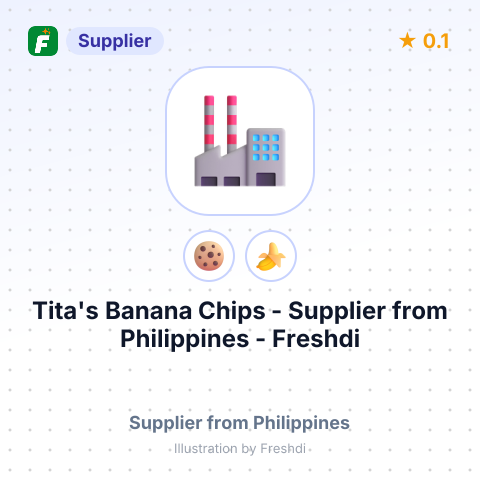 Tita's Banana Chips  – summary card, no photo uploaded yet