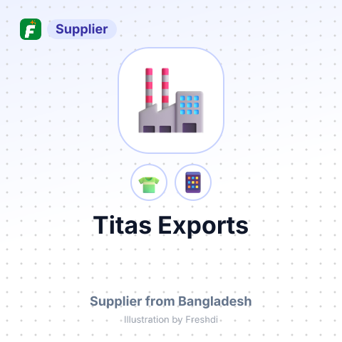 Titas Exports – summary card, no photo uploaded yet