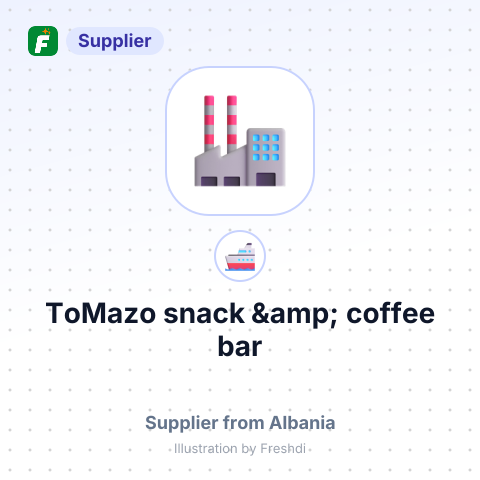 ToMazo snack &amp; coffee bar – summary card, no photo uploaded yet