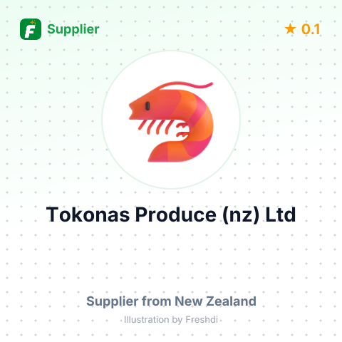 Tokonas Produce (nz) Ltd  – summary card, no photo uploaded yet