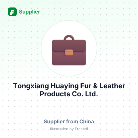 Tongxiang Huaying Fur & Leather Products Co., Ltd. – summary card, no photo uploaded yet