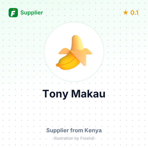 Tony Makau  – summary card, no photo uploaded yet