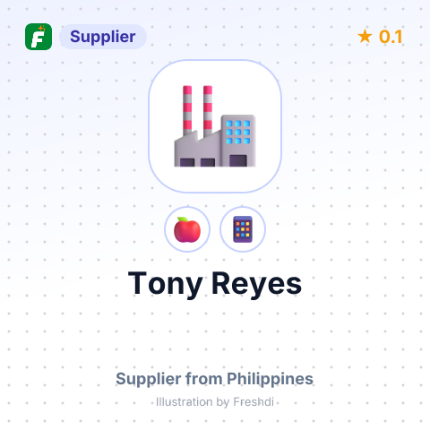 Tony Reyes  – summary card, no photo uploaded yet