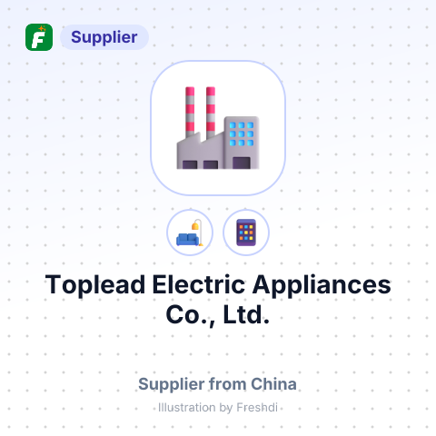 Toplead Electric Appliances Co., Ltd. – summary card, no photo uploaded yet