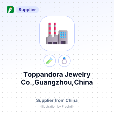Toppandora Jewelry Co.,Guangzhou,China – summary card, no photo uploaded yet