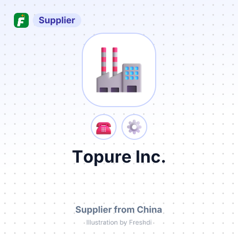 Topure Inc. – summary card, no photo uploaded yet