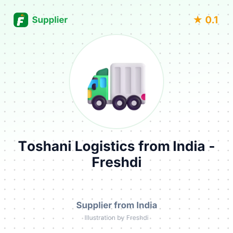 Toshani Logistics  – summary card, no photo uploaded yet