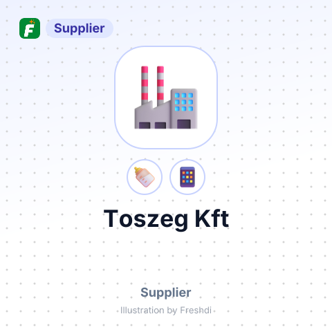 Toszeg Kft – summary card, no photo uploaded yet