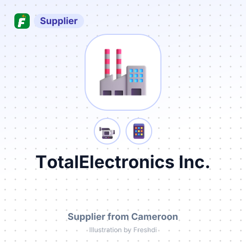 TotalElectronics Inc. – summary card, no photo uploaded yet
