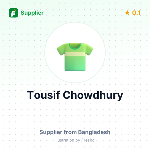 Tousif Chowdhury  – summary card, no photo uploaded yet