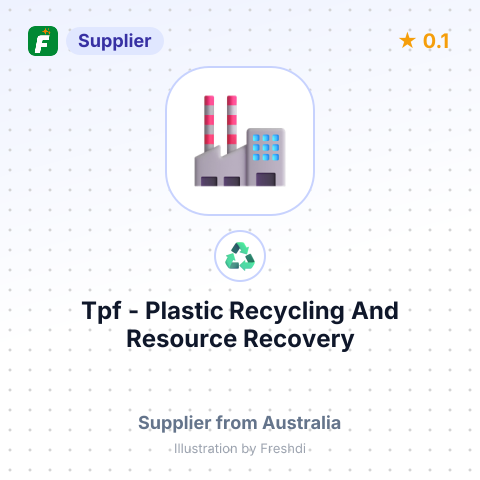 Tpf - Plastic Recycling And Resource Recovery  – summary card, no photo uploaded yet