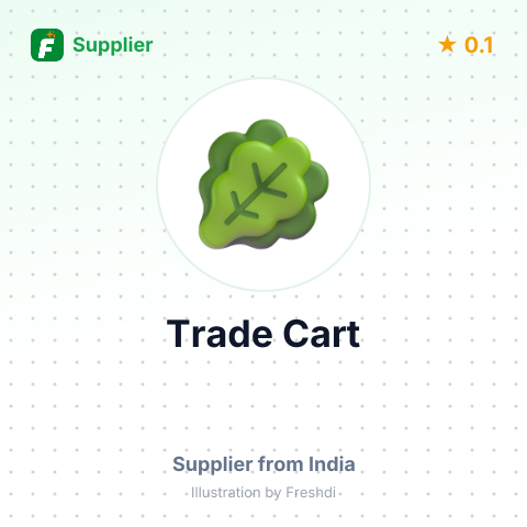 Trade Cart  – summary card, no photo uploaded yet