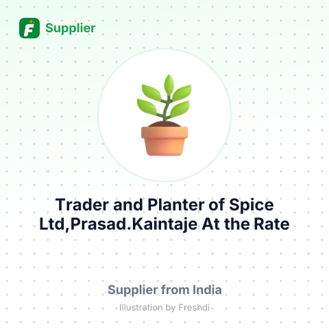 Trader and Planter of Spice Ltd,Prasad.Kaintaje At the Rate – summary card, no photo uploaded yet