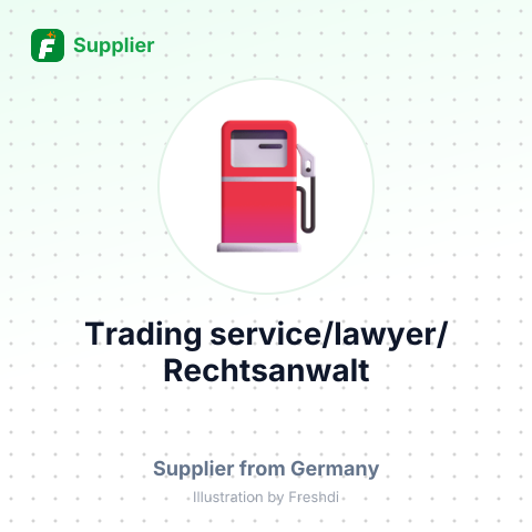 Trading service/lawyer/Rechtsanwalt – summary card, no photo uploaded yet