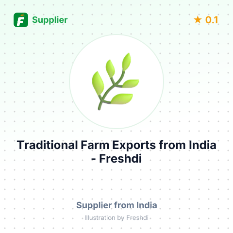 Traditional Farm Exports  – summary card, no photo uploaded yet