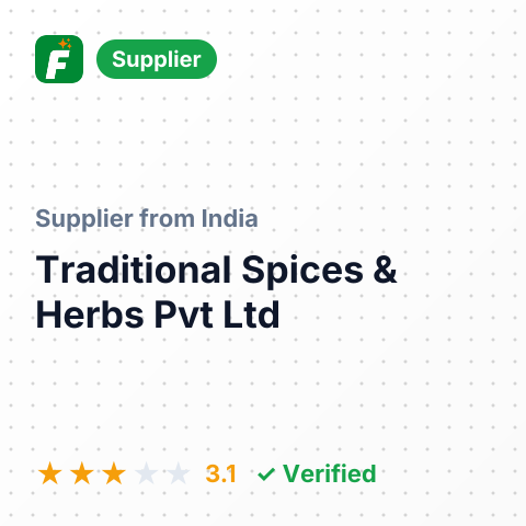 Traditional Spices & Herbs Pvt Ltd – summary card, no photo uploaded yet