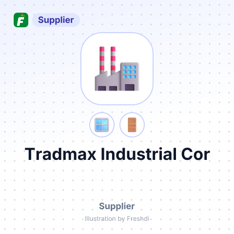 Tradmax Industrial Cor – summary card, no photo uploaded yet