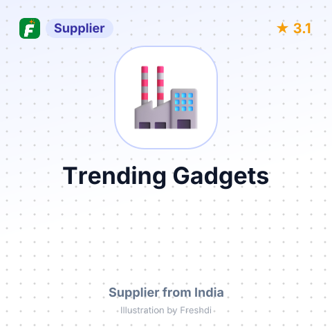 Trending Gadgets – summary card, no photo uploaded yet