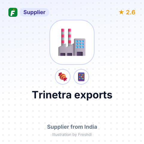 Trinetra exports – summary card, no photo uploaded yet