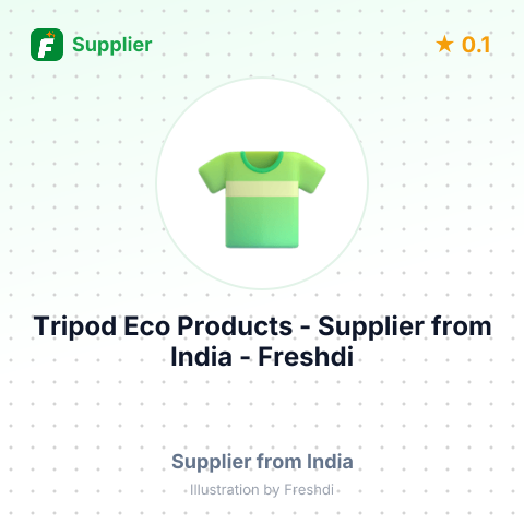 Tripod Eco Products  – summary card, no photo uploaded yet