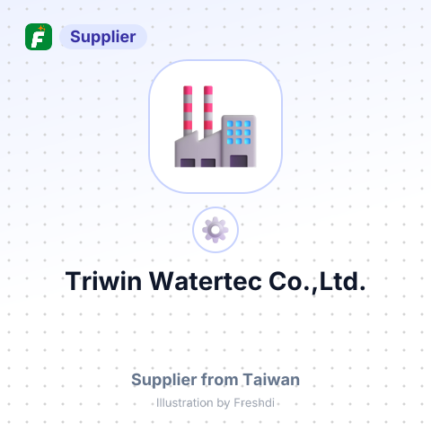 Triwin Watertec Co.,Ltd. – summary card, no photo uploaded yet