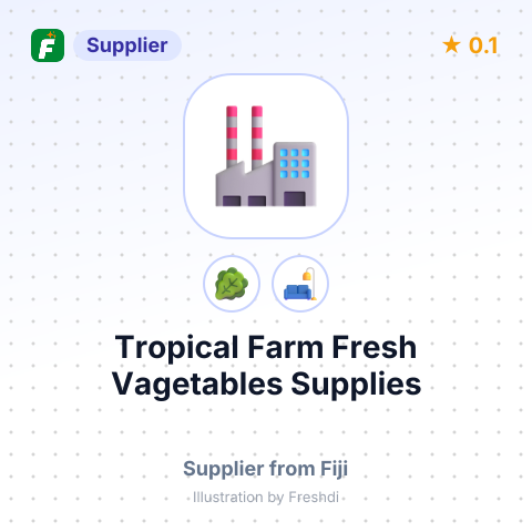 Tropical Farm Fresh Vagetables Supplies – summary card, no photo uploaded yet