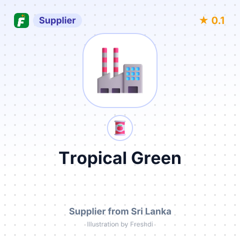 Tropical Green  – summary card, no photo uploaded yet