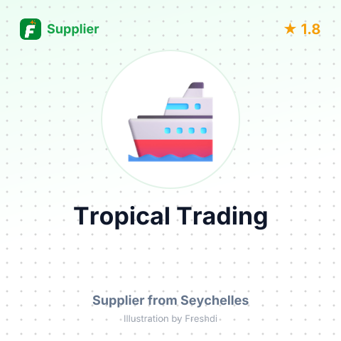 Tropical Trading – summary card, no photo uploaded yet