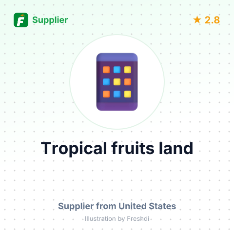 Tropical fruits land – summary card, no photo uploaded yet