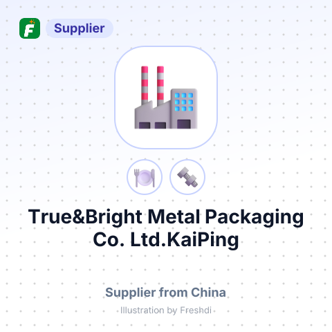 True&Bright Metal Packaging Co., Ltd.KaiPing – summary card, no photo uploaded yet