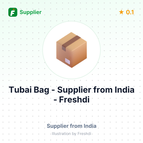 Tubai Bag  – summary card, no photo uploaded yet