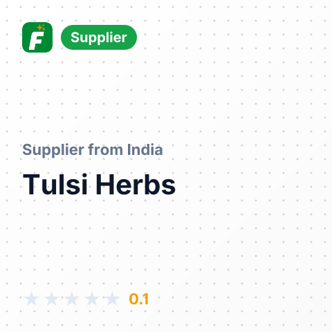 Tulsi Herbs  – summary card, no photo uploaded yet