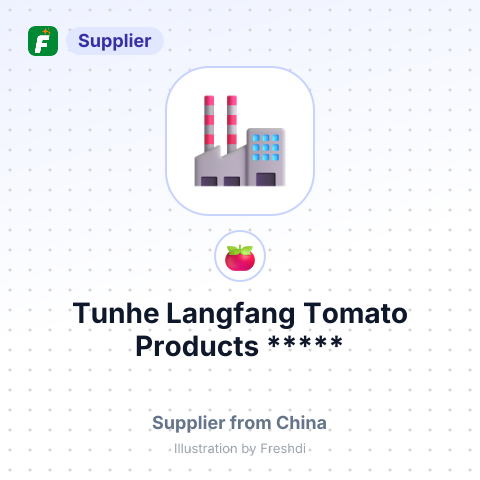 Tunhe Langfang Tomato Products ***** – summary card, no photo uploaded yet